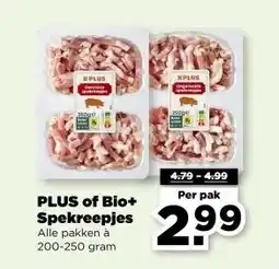 PLUS PLUS of Bio+ Spekreepjes aanbieding