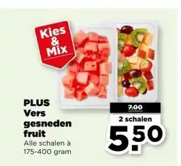 PLUS PLUS Vers gesneden fruit aanbieding