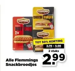PLUS Alle Flemmings Snackbroodjes aanbieding