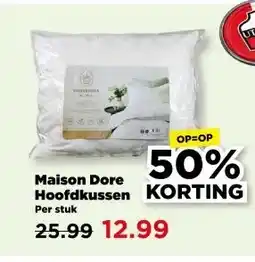 PLUS Maison Dore Hoofdkussen aanbieding