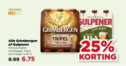 PLUS Alle Grimbergen of Gulpener aanbieding