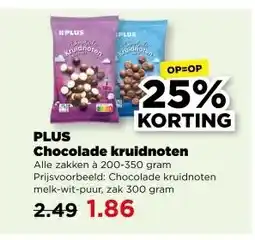 PLUS PLUS Chocolade kruidnoten aanbieding