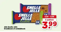 PLUS Alle snelle jelle kruidkoek of ontbijtkoek aanbieding