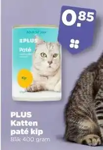 PLUS PLUS Katten paté kip aanbieding