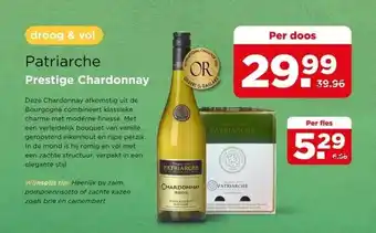 PLUS Patriarche prestige chardonnay aanbieding
