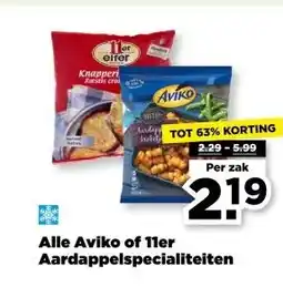 PLUS Alle Aviko of 11er Aardappelspecialiteiten aanbieding