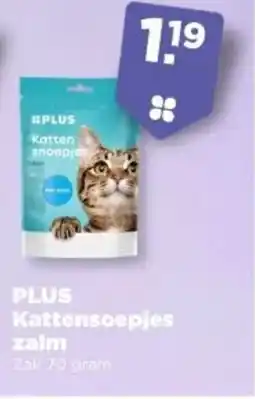 PLUS PLUS Kattensoepjes zalm aanbieding