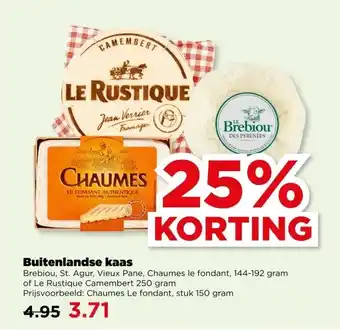 PLUS Buitenlandse kaas aanbieding