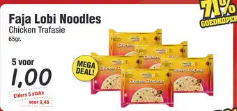 Budget Food Faja Lobi Noodles aanbieding