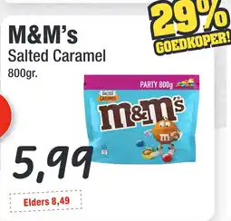 Budget Food M&M's Salted Caramel aanbieding