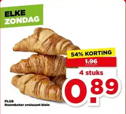 PLUS PLUS Roomboter croissant klein aanbieding