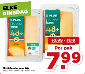 PLUS Plus goudse kaas 48+ aanbieding