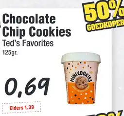 Budget Food Chocolate Chip Cookies Ted's Favorites aanbieding