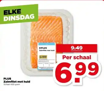 PLUS PLUS zalmfilet met huld aanbieding