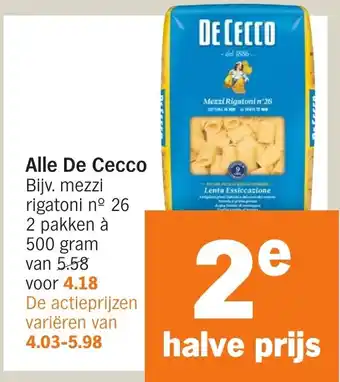 Albert Heijn Alle De Cecco aanbieding