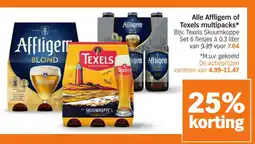 Albert Heijn Alle Affligem of Texels multipacks aanbieding