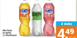 Albert Heijn Alle Fanta en Sprite aanbieding