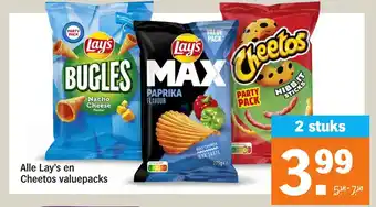 Albert Heijn Alle Lay's en Cheetos valuepacks aanbieding