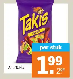 Albert Heijn Alle Takis aanbieding