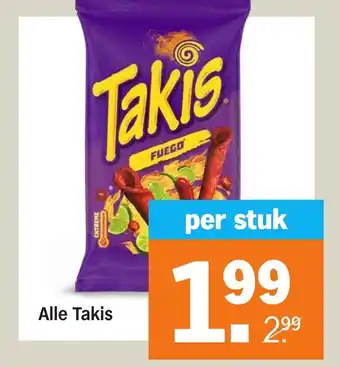 Albert Heijn Alle Takis aanbieding
