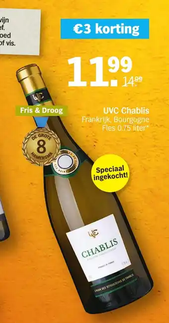 Albert Heijn UVC Chablis aanbieding