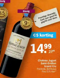 Albert Heijn Chateau Juguet Saint-Émilion Grand Cru aanbieding