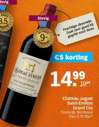 Albert Heijn Chateau Juguet Saint-Émilion Grand Cru aanbieding