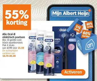 Albert Heijn Alle Oral-B elektrisch poetsen aanbieding