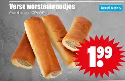 Dirk Verse worstenbroodjes aanbieding
