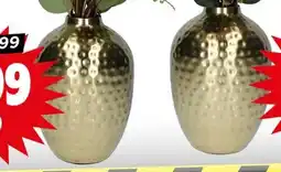 Dirk Goud- kleurige vaas aanbieding
