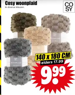 Dirk Cosy woonplaid aanbieding