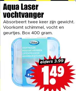 Dirk Aqua Laser vochtvanger aanbieding
