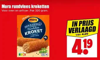 Dirk Mora rundvlees kroketten aanbieding