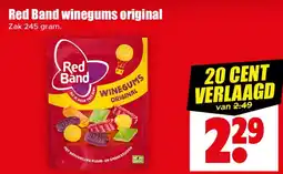 Dirk Red Band winegums original aanbieding