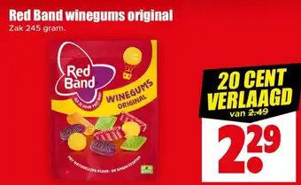 Dirk Red Band winegums original aanbieding