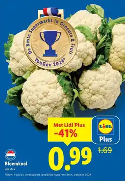 Lidl Bloemkool aanbieding