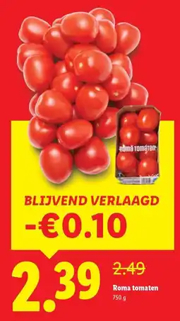 Lidl Roma tomaten aanbieding