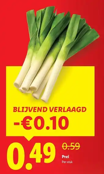 Lidl Prei aanbieding