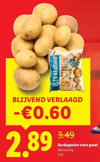Lidl Aardappelen extra groot aanbieding