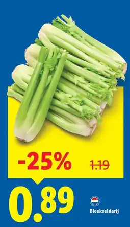 Lidl Bleekselderij aanbieding
