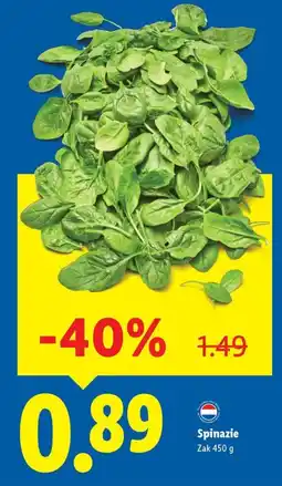 Lidl Spinazie aanbieding