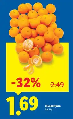 Lidl Mandarijnen aanbieding