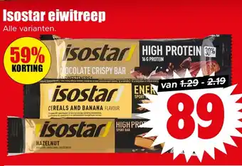 Dirk Isostar eiwitreep aanbieding