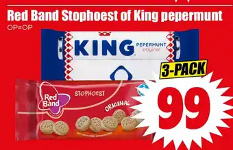 Dirk Red Band Stophoest of King pepermunt aanbieding
