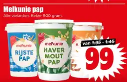 Dirk Melkunie pap aanbieding