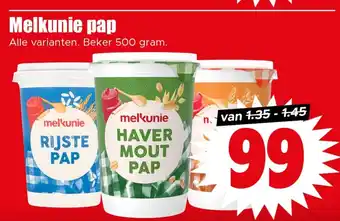 Dirk Melkunie pap aanbieding