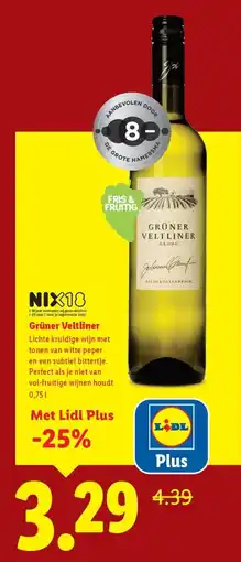 Lidl Grüner Veltliner aanbieding
