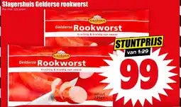 Dirk Slagershuis Gelderse rookworst aanbieding