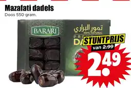 Dirk Mazafati dadels aanbieding