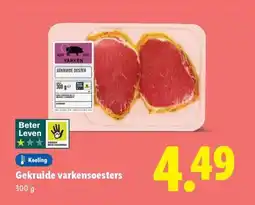 Lidl Gekruide varkensoesters aanbieding